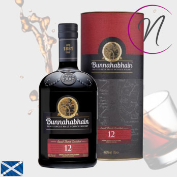 Whisky Bunnahabhain 12 ans | Distillerie Bunnahabhain | 70cl 46° avec boîte