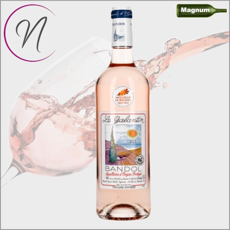Bandol Magnum| Domaine Le Galantin | Rosé 150 cl Bandol Magnum| Domaine Le Galantin | Rosé 150 cl