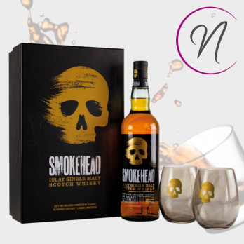 Whisky Smokehead | 43° 70cl | Coffret + 2 Verres