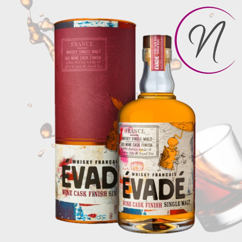 Whisky  Single Malt Red Wine Cask Finish | Evadé| France 70cl - 43°