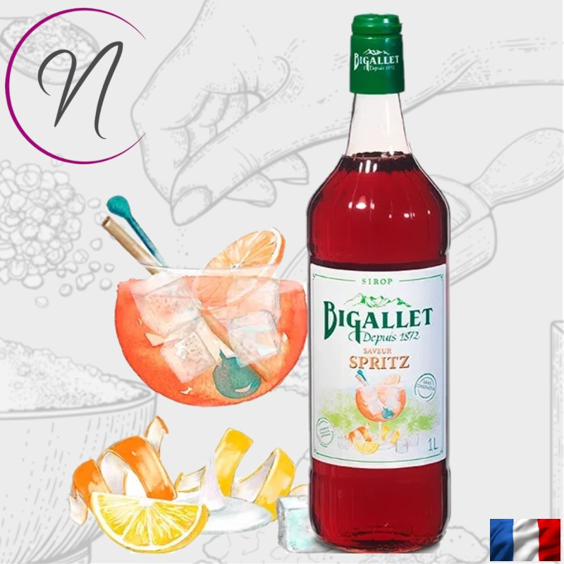Sirop saveur Spritz Bigallet | 1 litre Sirop saveur Spritz Bigallet | 1 litre