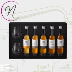 Coffret Bas-Armagnac |Dartigalongue| Expérience 5x10cl + 2 verres