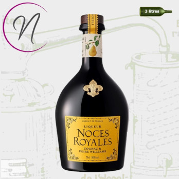 3L Liqueur de Cognac et Poire Williams | Noces Royales | 300cl 30°