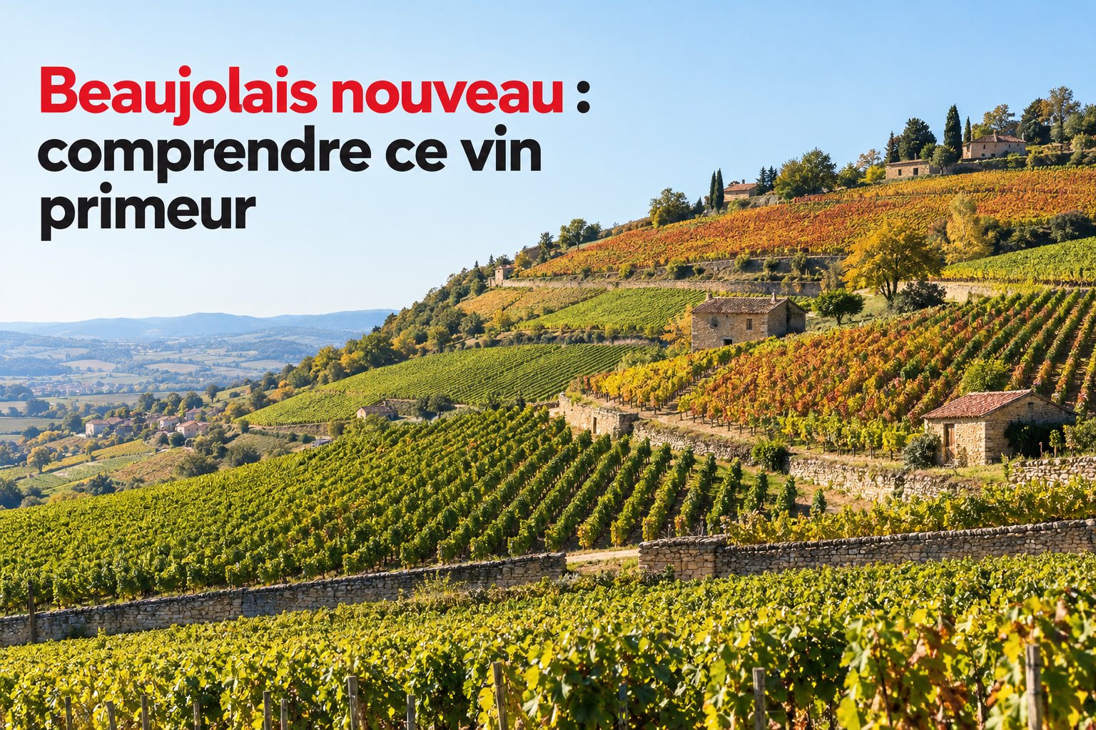 Beaujolais nouveau : comprendre ce vin primeur